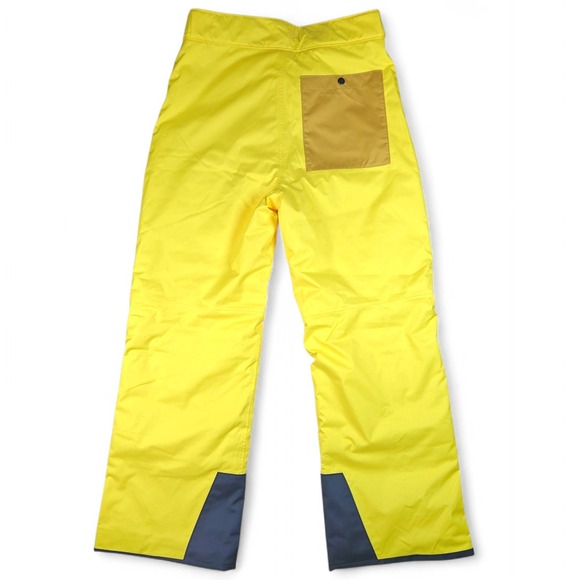 North Face Insulated Pants Snow Ski Yellow Adjustable Boys Youth Large 14 / 16 - Picture 2 of 16